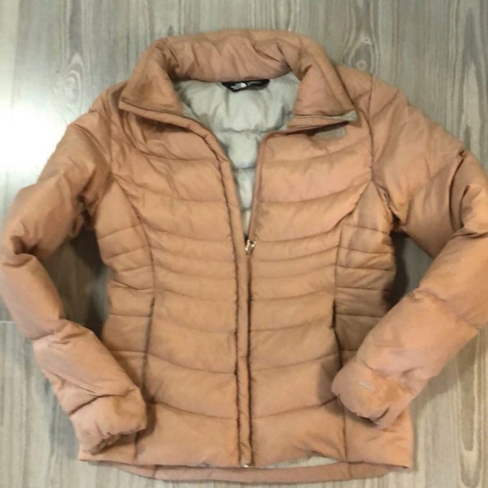 Northface puffer jacket light pink